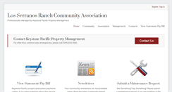 Desktop Screenshot of losserranoshoa.org